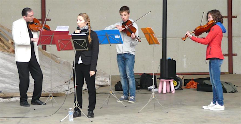 Étape musicale de la marche du 13 septembre 2015
